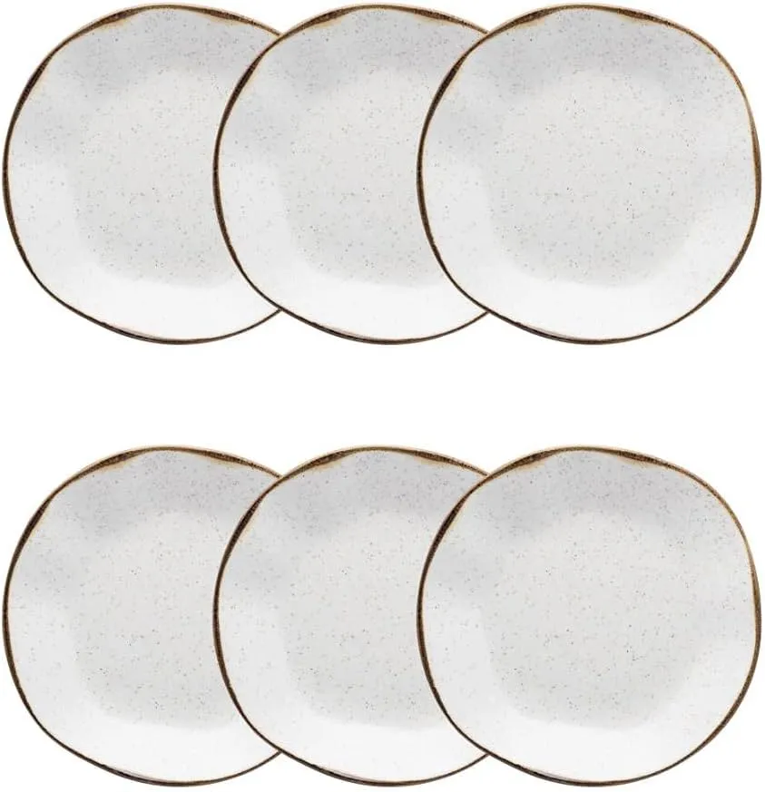 Conjunto com 6 Pratos Fundos Oxford 22,5cm